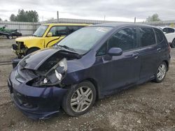 Salvage cars for sale from Copart Arlington, WA: 2008 Honda FIT Sport