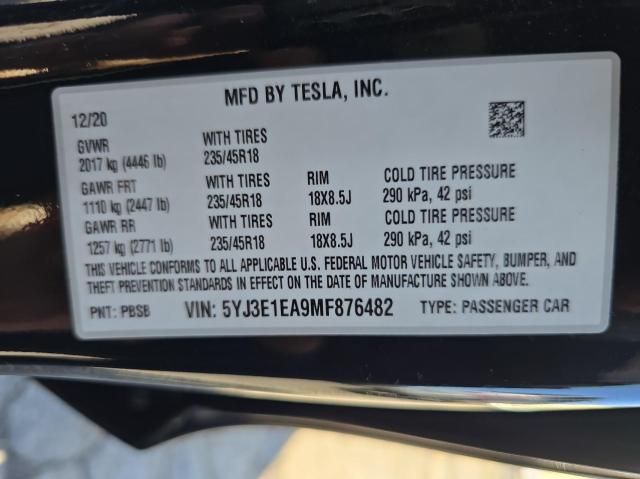 2021 Tesla Model 3