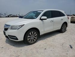 Acura Vehiculos salvage en venta: 2015 Acura MDX Technology