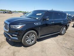 Vehiculos salvage en venta de Copart Woodhaven, MI: 2019 Infiniti QX80 Luxe