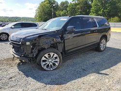 Chevrolet salvage cars for sale: 2021 Chevrolet Suburban K1500 High Country