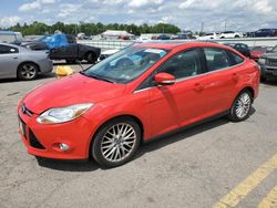 Ford Focus sel salvage cars for sale: 2012 Ford Focus SEL