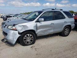 Salvage cars for sale from Copart Riverview, FL: 2003 Acura MDX Touring