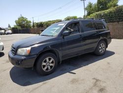 Toyota salvage cars for sale: 2007 Toyota Highlander Sport