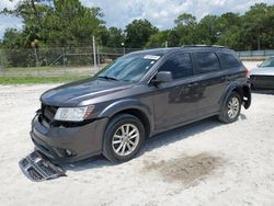 Salvage cars for sale from Copart Fort Pierce, FL: 2017 Dodge Journey SXT