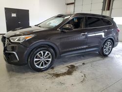 Salvage cars for sale from Copart Wilmer, TX: 2017 Hyundai Santa FE SE