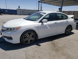 Salvage cars for sale from Copart Anthony, TX: 2017 Honda Accord Sport