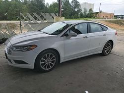 Salvage cars for sale from Copart Gaston, SC: 2017 Ford Fusion SE