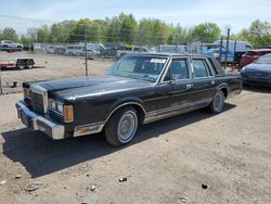 1989 Lincoln Town Car Signature en venta en Chalfont, PA