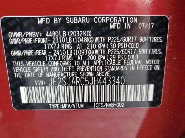 2018 Subaru Forester 2.5I Limited
