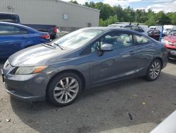 Salvage cars for sale from Copart Exeter, RI: 2012 Honda Civic LX