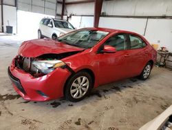 Salvage cars for sale from Copart West Warren, MA: 2015 Toyota Corolla L