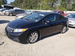 Honda salvage cars for sale: 2012 Honda Civic EX