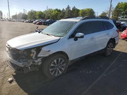 Subaru Vehiculos salvage en venta: 2017 Subaru Outback 2.5I Limited