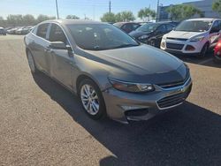 Chevrolet salvage cars for sale: 2017 Chevrolet Malibu LT