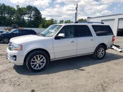 Salvage cars for sale from Copart Seaford, DE: 2017 Ford Expedition EL Limited
