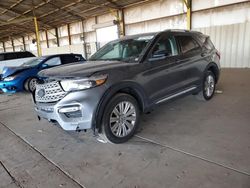 Salvage cars for sale from Copart Phoenix, AZ: 2021 Ford Explorer Limited
