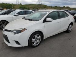 Toyota Corolla l salvage cars for sale: 2015 Toyota Corolla L