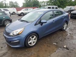 KIA Rio salvage cars for sale: 2016 KIA Rio LX