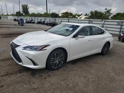 Salvage cars for sale from Copart Miami, FL: 2022 Lexus ES 350 Base
