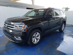 Volkswagen salvage cars for sale: 2018 Volkswagen Atlas SEL