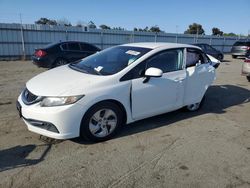 Honda salvage cars for sale: 2015 Honda Civic LX