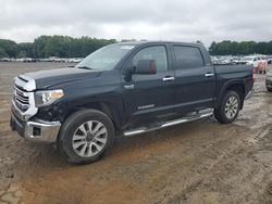 Toyota salvage cars for sale: 2018 Toyota Tundra Crewmax Limited