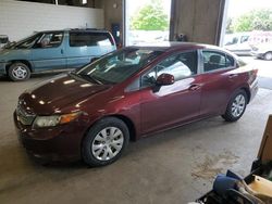 2012 Honda Civic LX en venta en Blaine, MN