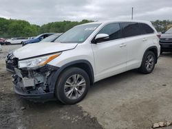 Toyota salvage cars for sale: 2014 Toyota Highlander LE