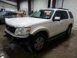 Salvage cars for sale from Copart West Mifflin, PA: 2010 Ford Explorer Eddie Bauer