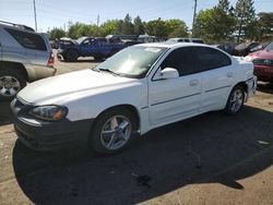 Pontiac Grand AM salvage cars for sale: 2000 Pontiac Grand AM GT