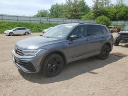 Volkswagen salvage cars for sale: 2024 Volkswagen Tiguan SE R-LINE Black