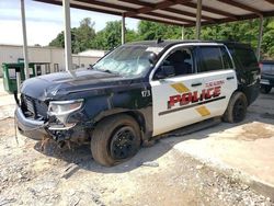 Chevrolet Tahoe Police salvage cars for sale: 2018 Chevrolet Tahoe Police