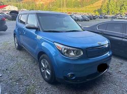 Salvage cars for sale from Copart Cartersville, GA: 2017 KIA Soul EV +