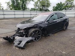 Salvage cars for sale from Copart West Mifflin, PA: 2018 Tesla Model X