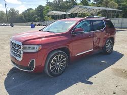 Vehiculos salvage en venta de Copart Savannah, GA: 2020 GMC Acadia Denali