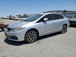 Honda salvage cars for sale: 2015 Honda Civic EXL