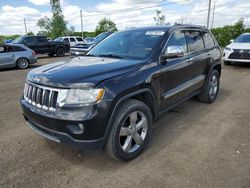 Salvage cars for sale from Copart Montreal Est, QC: 2012 Jeep Grand Cherokee Overland