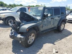 Jeep Vehiculos salvage en venta: 2014 Jeep Wrangler Unlimited Sport
