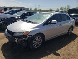 Honda Civic salvage cars for sale: 2012 Honda Civic EX