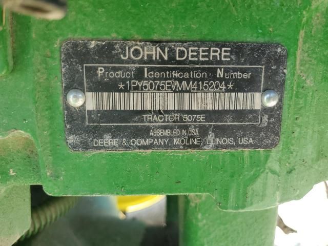 2021 John Deere 5075E
