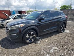 Salvage cars for sale from Copart Homestead, FL: 2016 Hyundai Tucson Limited