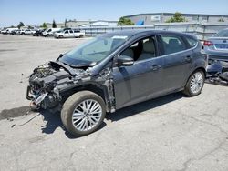 Salvage cars for sale from Copart Bakersfield, CA: 2017 Ford Focus Titanium