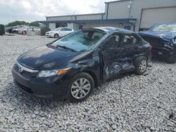 Honda Civic salvage cars for sale: 2012 Honda Civic LX