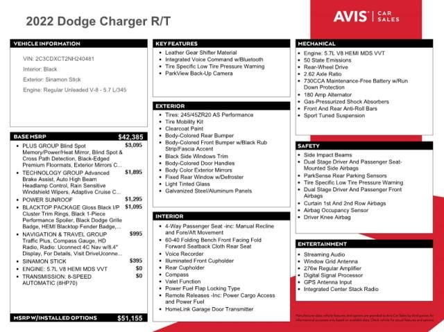 2022 Dodge Charger R/T