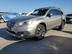 2015 Subaru Outback 2.5I Limited en venta en Grand Prairie, TX