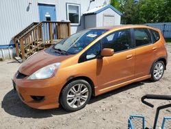 Honda salvage cars for sale: 2009 Honda FIT Sport