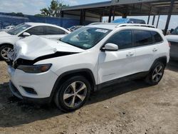 Jeep Cherokee Limited salvage cars for sale: 2019 Jeep Cherokee Limited