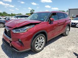 Toyota Highlander salvage cars for sale: 2020 Toyota Highlander Limited