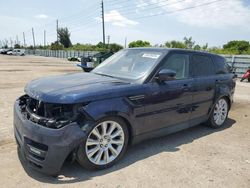 Land Rover Range Rover salvage cars for sale: 2017 Land Rover Range Rover Sport SE